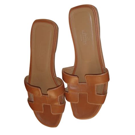 sandale hermes marron|Hermes sandales femme.